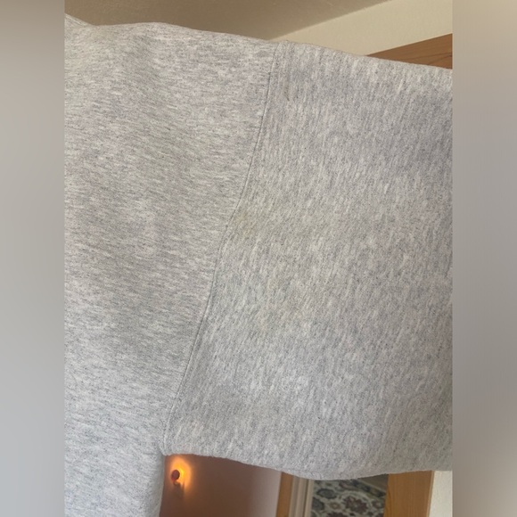 The Bar Varsity Sweatshirt Heather Grey with Lemon/Yellow Size XXL - Picture 11 of 13